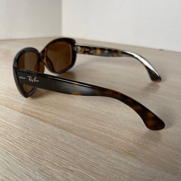 Ray-Ban JACKIE OHH RB4101 710 Cat Eye Tortoise Shell Italy FRAMES ONLY - Picture 5 of 8